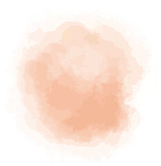 Obraz premium Watercolor peach brush strokes, splash. Abstract background, texture. Color of the year 2024. Vector graphics set. For print, template, web, card, business, packaging 