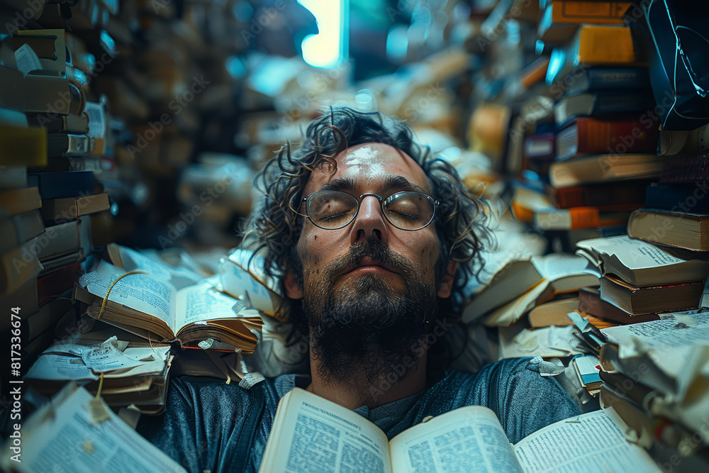 Poster the feeling of being overwhelmed by even the smallest tasks, as if your mind is too full to process 