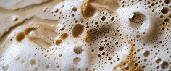 Beer Foam, Intricate Textures, Golden Hues, International Beer Day Background