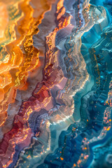 Obraz premium Bring the beauty of a panoramic view into your workflow design Imagine a vibrant and captivating scene unfolding through each step of the process