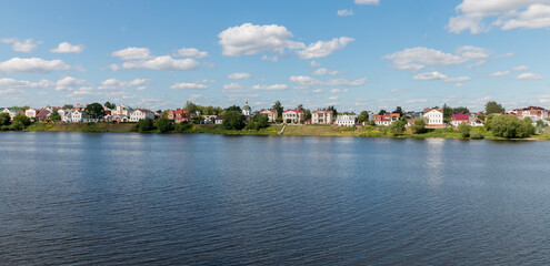 View on the Volga coast, Tver, Russia