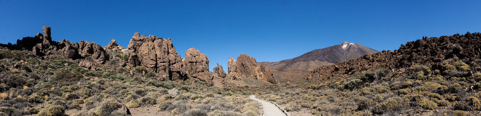 Fototapeta premium Tenerife, Spain: Teide National Park, landscape