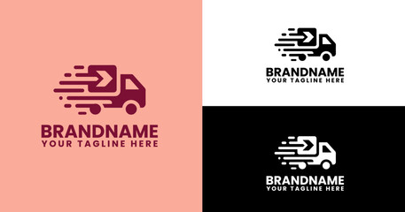 Fast Delivery Service Logo Template