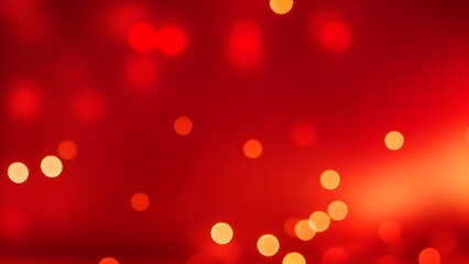 red bokeh background