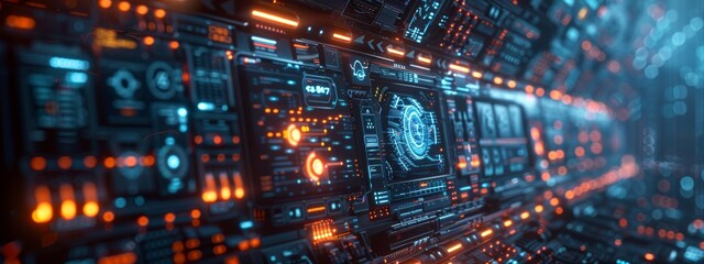 A dynamic scene of innovative gadgets and technology, with sleek designs, digital interfaces, and futuristic elements.