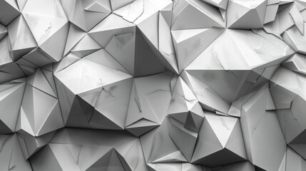 Grey 3d geometrical shapes wallpaper