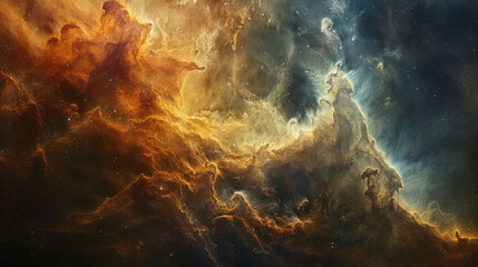 Obraz premium The Majesty of Outer Space: A Captivating Journey into the Vastness of the Cosmos