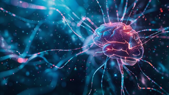 Glowing Brain in Forest 4