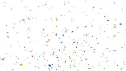 Colorful Star Confett Explosion so you can easily put it into your scene or video. Celebrate the holidays with it. Stars colorful.
