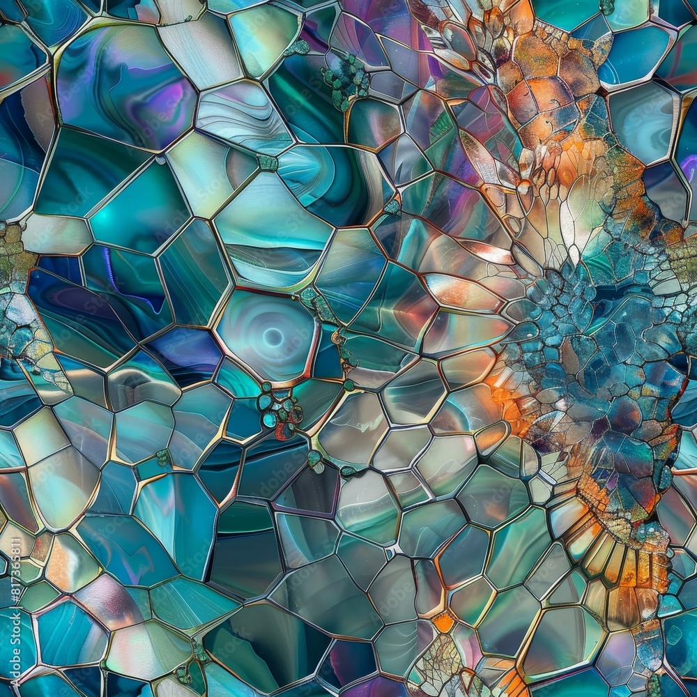 Poster design an abstract pattern