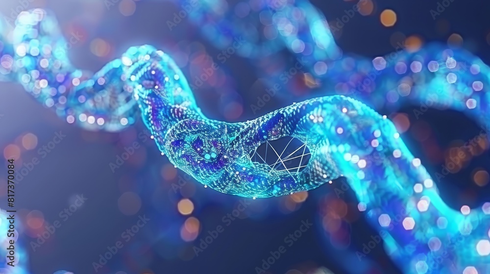 Poster captivating 3d microscopic view intricate neuron network displayed with abundant copy room
