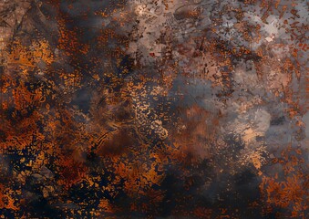 A rusty metal background with a lot of texture.