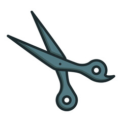 Hair scissors icon. Icon about barbershop