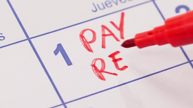 Rent Pay Due Date In Calendar