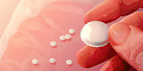 Incontinence medication: A person goes about their daily routine without worry, confident in their ability to manage