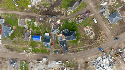 Tornado Damage In Minden, IA