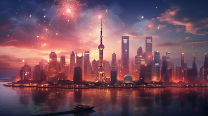 Obraz premium Big city