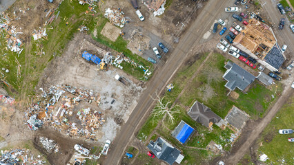 Tornado Damage In Minden, IA