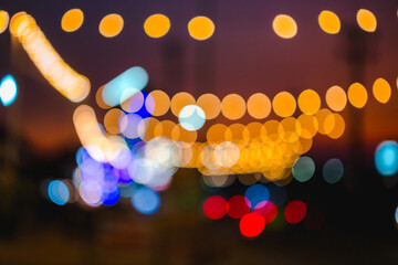 Bokeh lights for twilight events