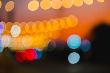 Bokeh lights for twilight events