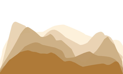 hills with transparent background