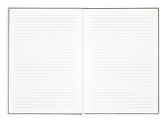 blank lined notebook