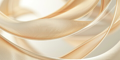 Obraz premium Curly elegant lines across a mirror Abstract and colorful.