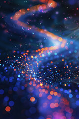 An abstract magical trail for background