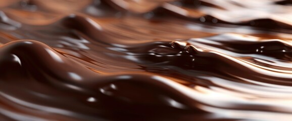 Abstract Background World Chocolate Day, Chocolate Waves, World Chocolate Day Background