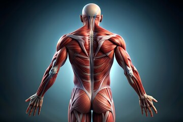 3d rendered illustration of a male body 