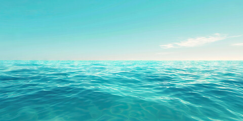 Obraz premium The cerulean blue of a clear sky stretches endlessly in every direction, symbolizing the vastness of existence