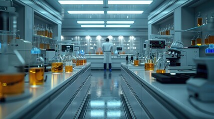 Futuristic medical laboratory backgrounds