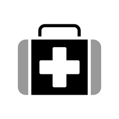 Obraz premium First Aid Box kit icon PNG