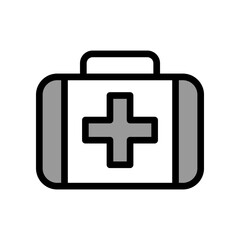Obraz premium First Aid Box kit icon PNG