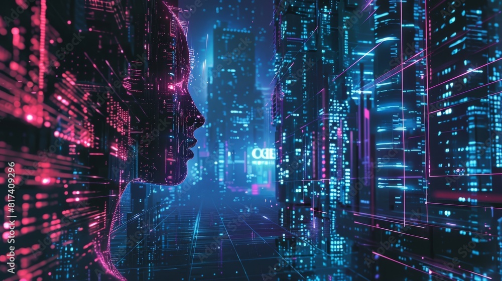 Aufkleber cutting-edge ai innovations revolutionizing industries, powered by open-source technology.