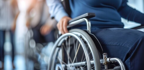 Obraz premium Disabilty Benefits, Welfare for the disabled, wheelchair, disabled