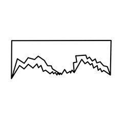 Torn paper note of vector illustration