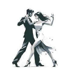 Fototapeta premium 탱고 사교 댄스