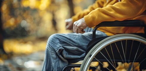 Obraz premium Disabilty Benefits, Welfare for the disabled, wheelchair, disabled