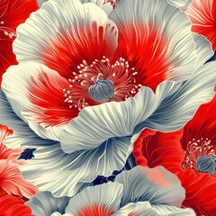 seamless pattern background of a flowers