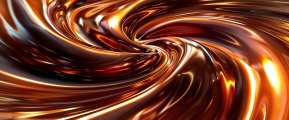 Abstract Background World Chocolate Day, Chocolate Swirl Fractals, World Chocolate Day Background