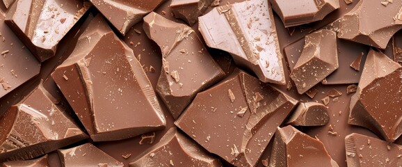 Abstract Background World Chocolate Day, Chocolate Shard Patterns, World Chocolate Day Background