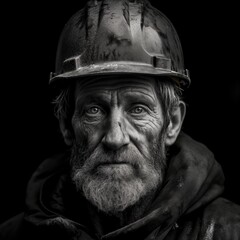 Mine worker face