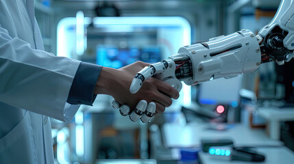 Human-Robot Handshake - AI and Human interaction - IA