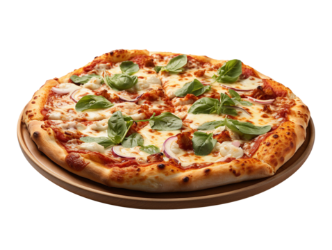 pizza fastfood isolated