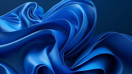 Fototapeta premium Infuse your design with vibrance using a macro shot showcasing a rich, deep blue hue, invoking a sense of calmness and sophistication, perfect for a modern, sleek aesthetic