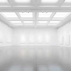 Empty white room