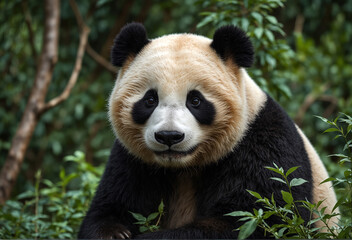 Obraz premium giant panda bear