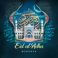 Islamic background for Eid Al-Adha