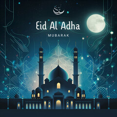 Islamic background for Eid Al-Adha
